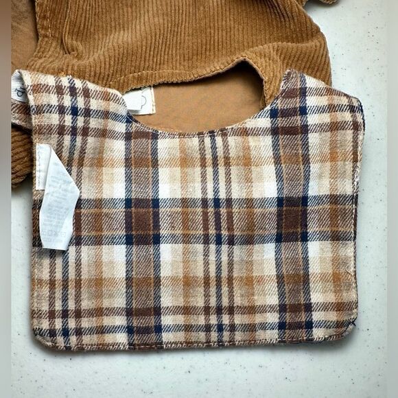 Mud Pie Brown Plaid Turkey One Piece - Picture 5 of 10